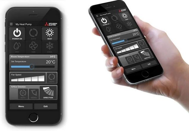 heat pump wifi control