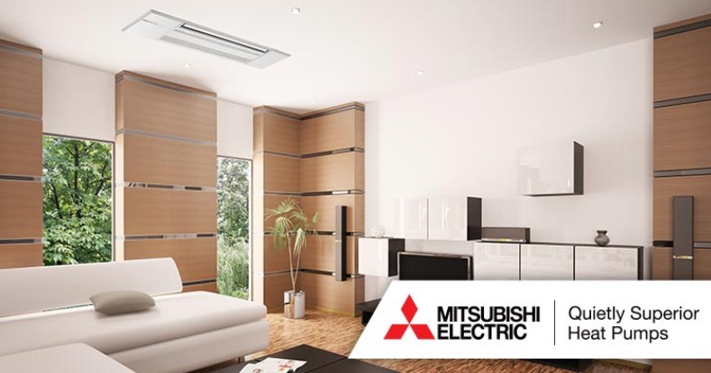 ceiling mounted heat pump