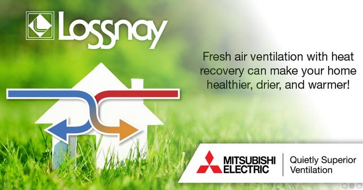 Lossnay Fresh Air Home Ventilation System