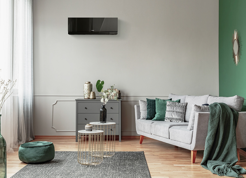 Mitsubishi Electric EF25 Designer Smart High Wall Heat Pump